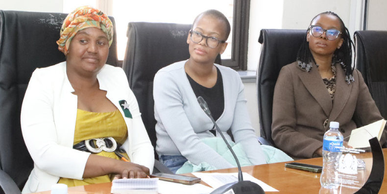 Princess Mgetshani, Princess Khethiwe Mabhena, and Princess Ravele Ramabulana at the PSC meeting